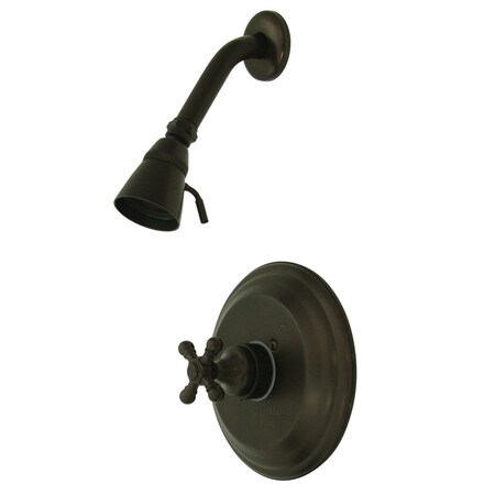 Kingston Brass Shower Faucet, 2, Wall Mount, Oil Rubbed Bronze KB2635BXSO